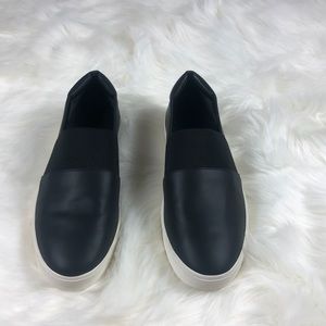 Vince Slip On Leather Sneakers